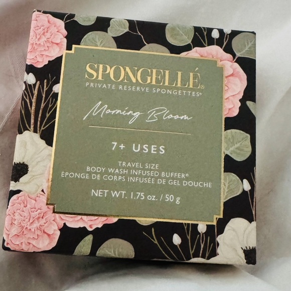 Spongelle Private Reserve Spongette Travel Sponge/Buffer in Morning Bloom - Picture 2 of 6